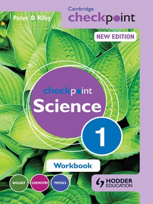 cover image of Cambridge Checkpoint Science Workbook 1